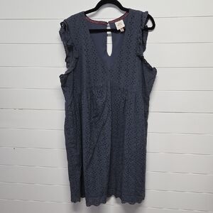 Knox Rose Eyelet Dress Womens Size XXL